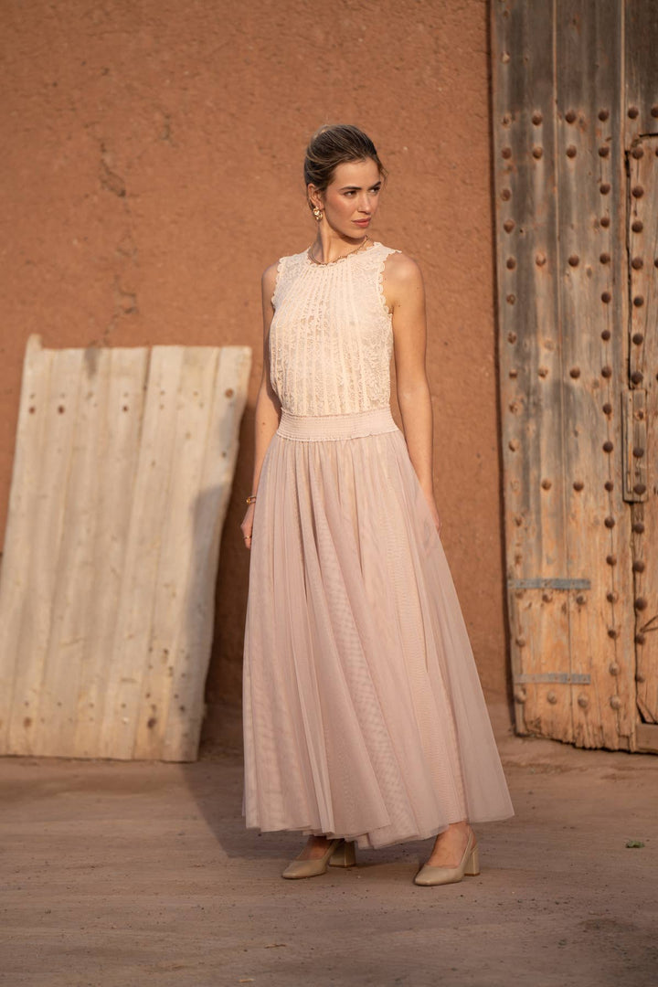 Maria Tulle Maxi Length Skirt