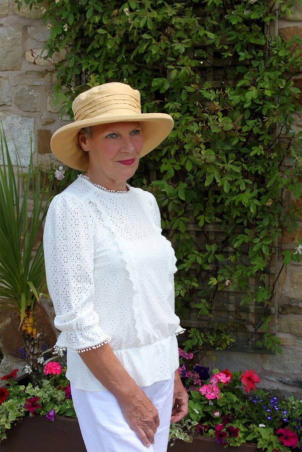 Large Brim Linen, Packable Sun Hat