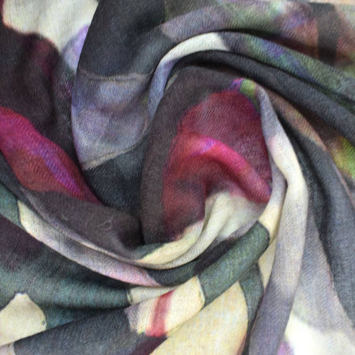 Hashana Abstract Striped Scarf