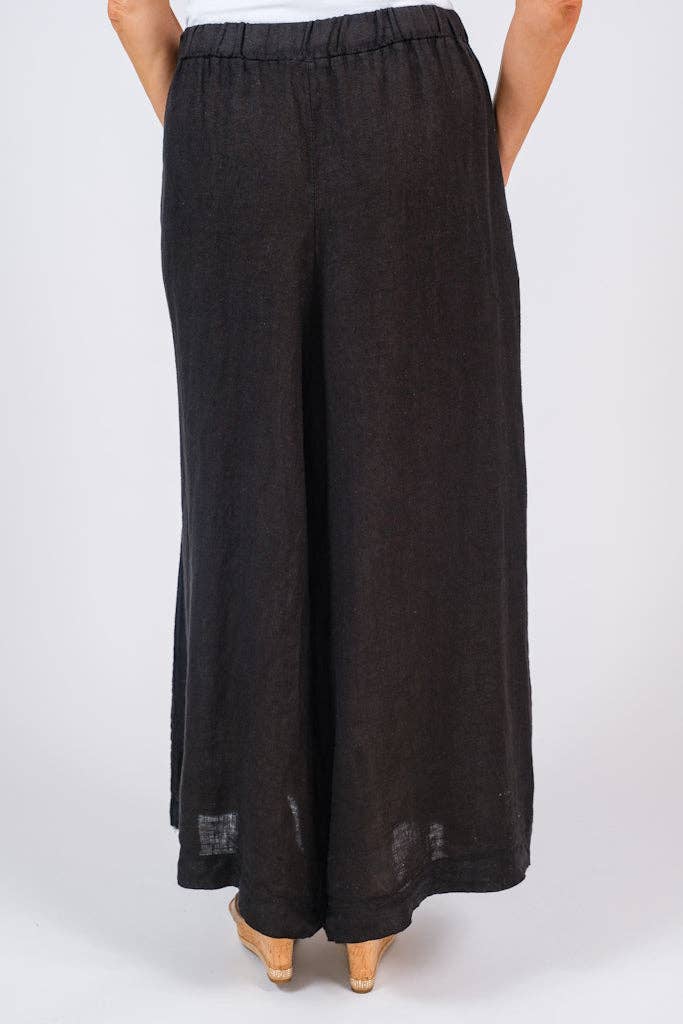 Peggy Crop Linen Palazzo Pant