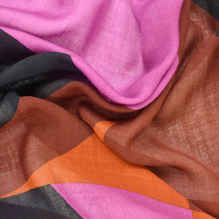 Izumi Geo Colorblock Scarf