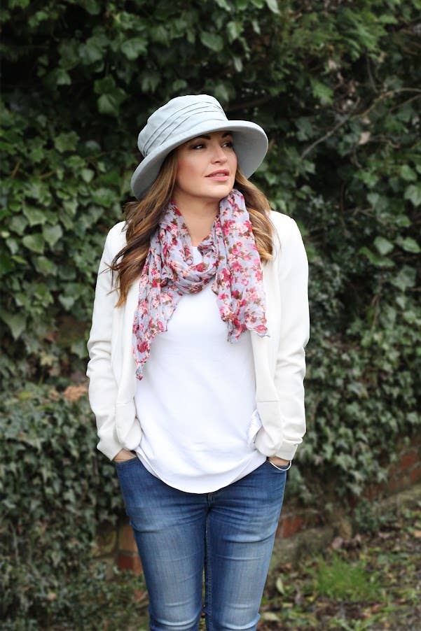 Small Brim, Packable Linen Sun Hat