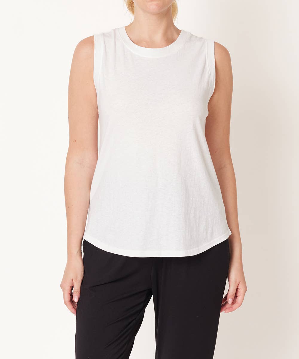 Recycled Cotton Muscle Tank