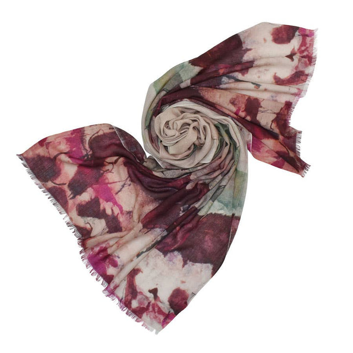 January Abstract Landscape Scarf