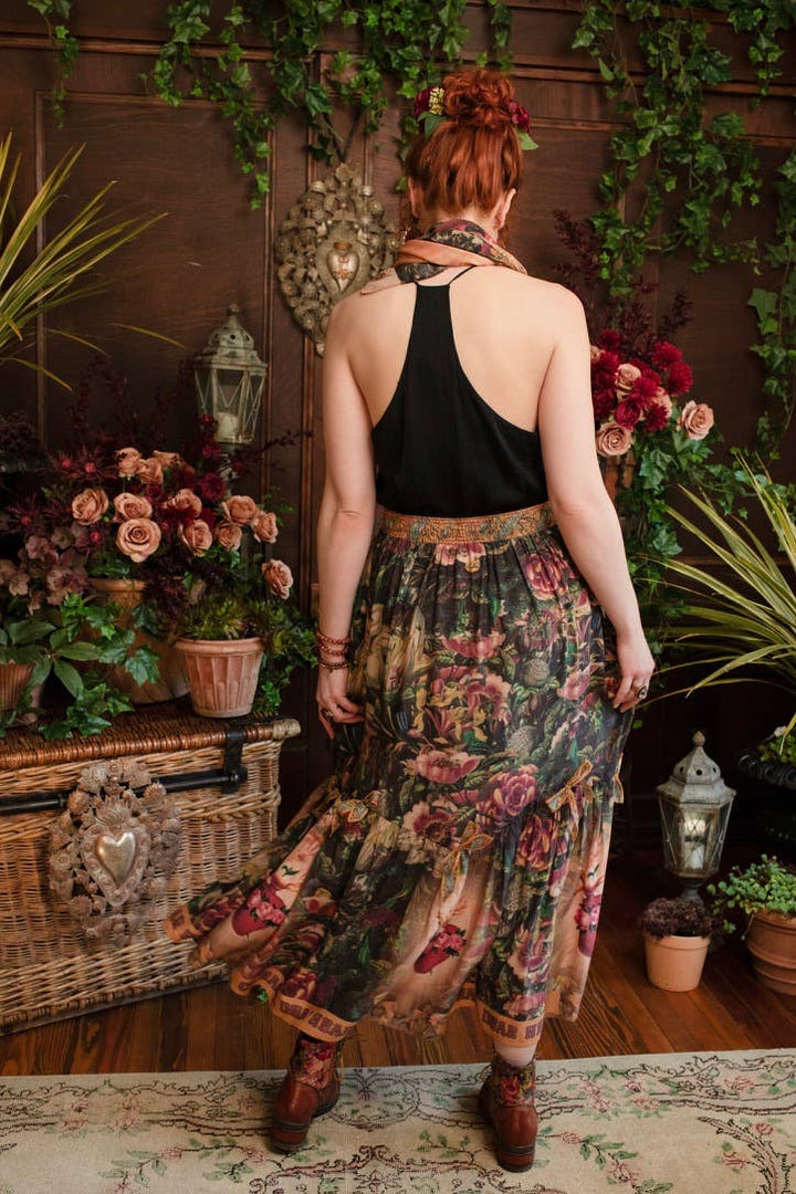 Courage Dear Heart Atelier Skirt w/ Floral Print