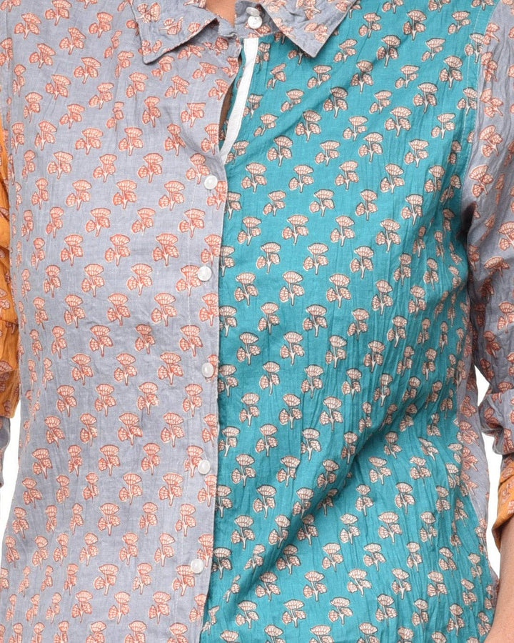 Gretchen Button Down in Gingko