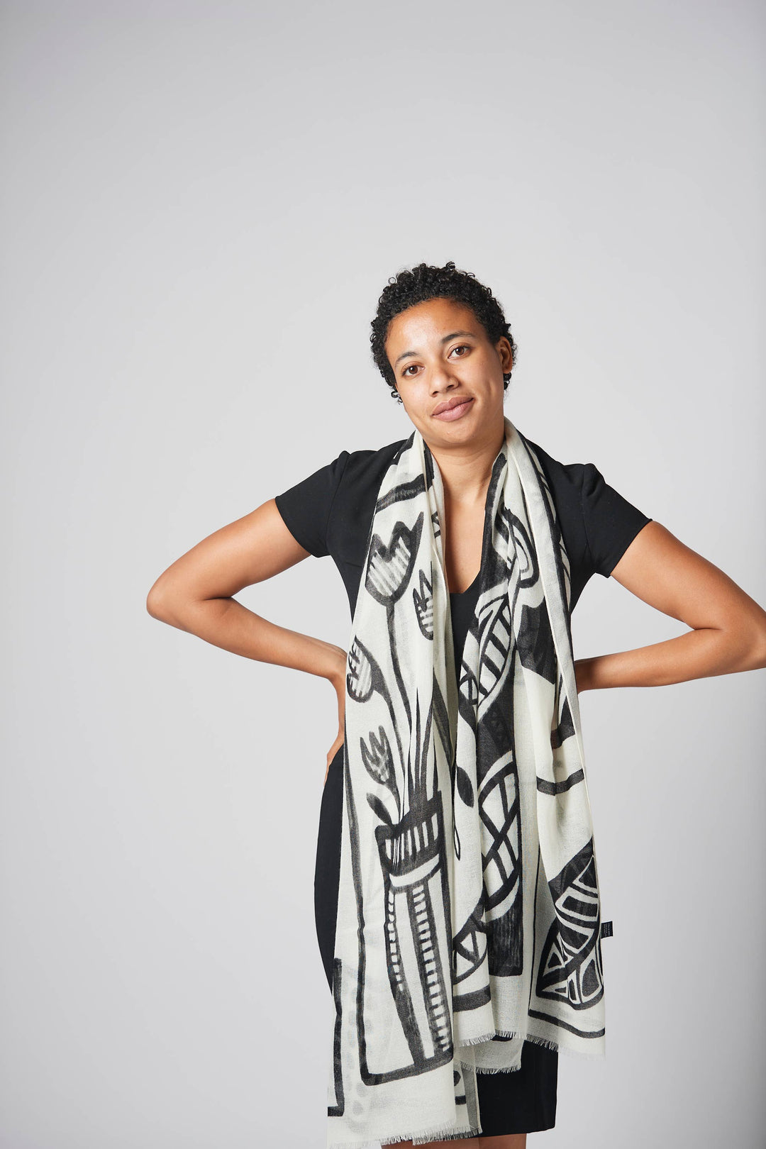 In the Garden Travel Art Scarf/Shawl