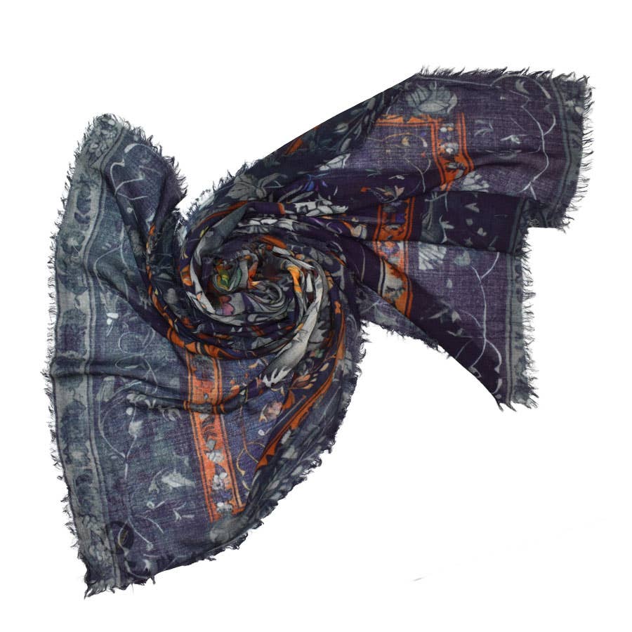Matilda Vintage-Inspired Floral Scarf