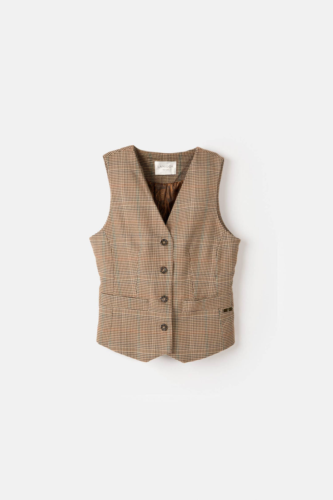 Checked Vest