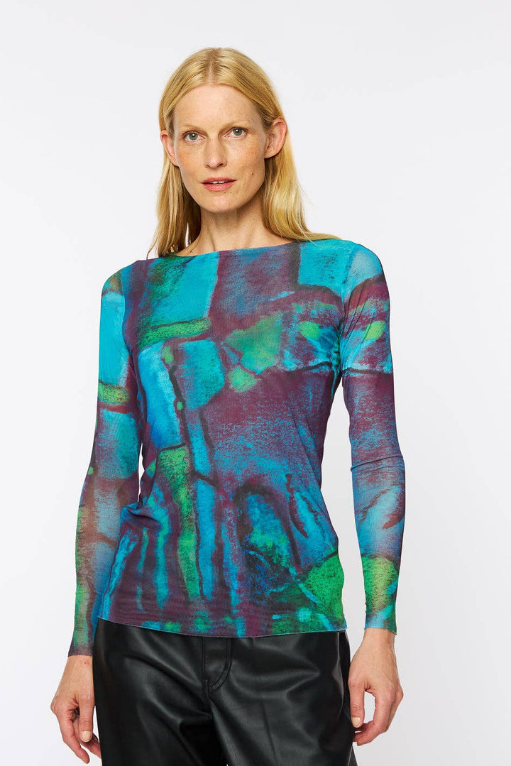 Blue Lagoon - Florence Double Sheer Top