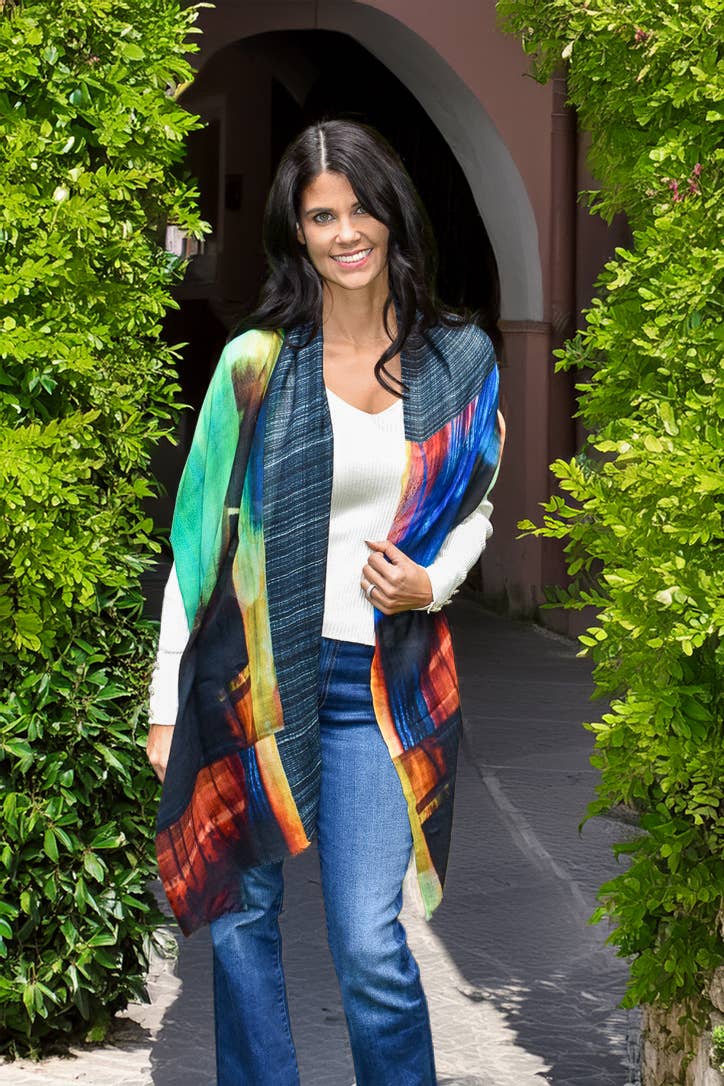 Aurelia Contemporary Fine Wool Scarf