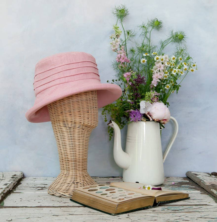 Small Brim, Packable Linen Sun Hat
