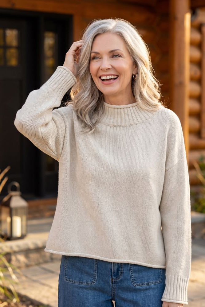 Fireside Shaker Cozy Cabin Sweater