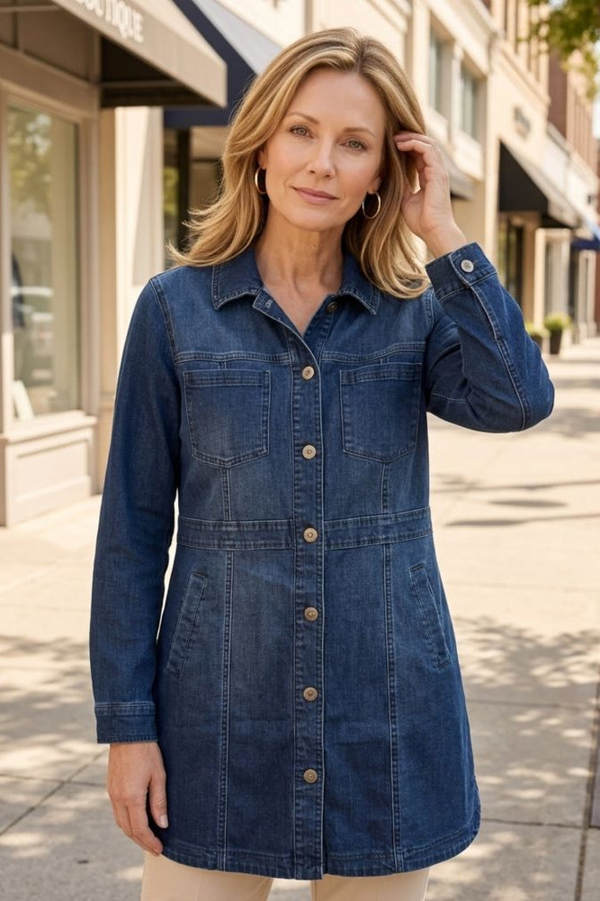 Stretch Denim City Jacket