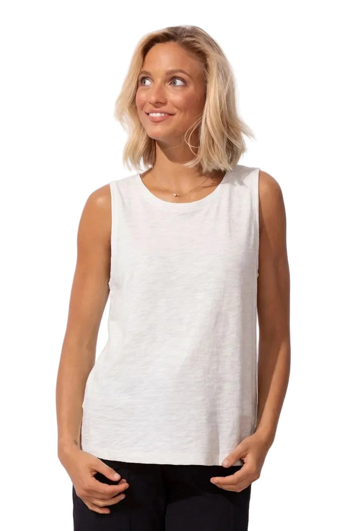 Cotton Slub Crew Tank