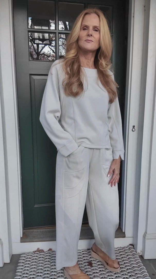 Lux Knit Stitch Pant