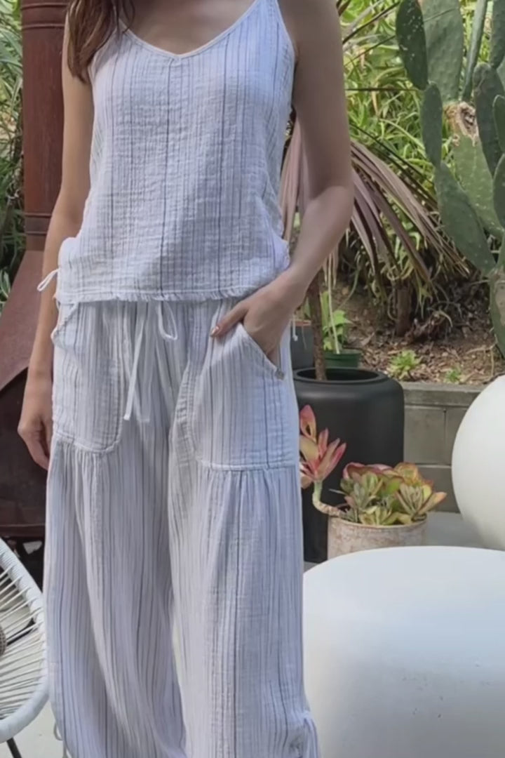 Striped Muriel Wide Leg