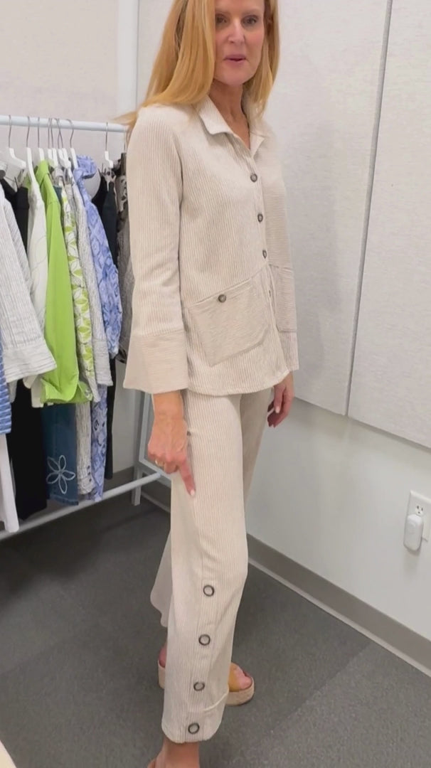 Pasadena Knit Stripe Pant