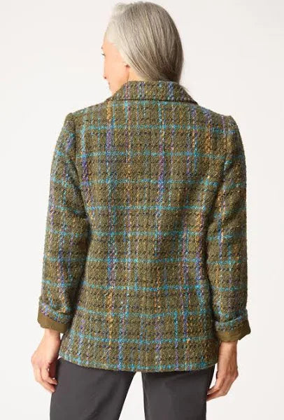 Confetti Plaid Cozy Blazer