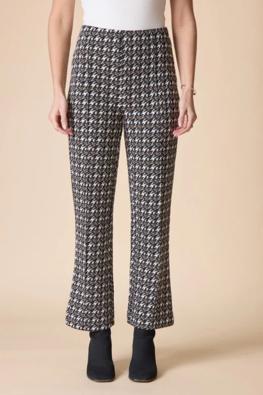 Luxe Ponte Print Kickflare Pant