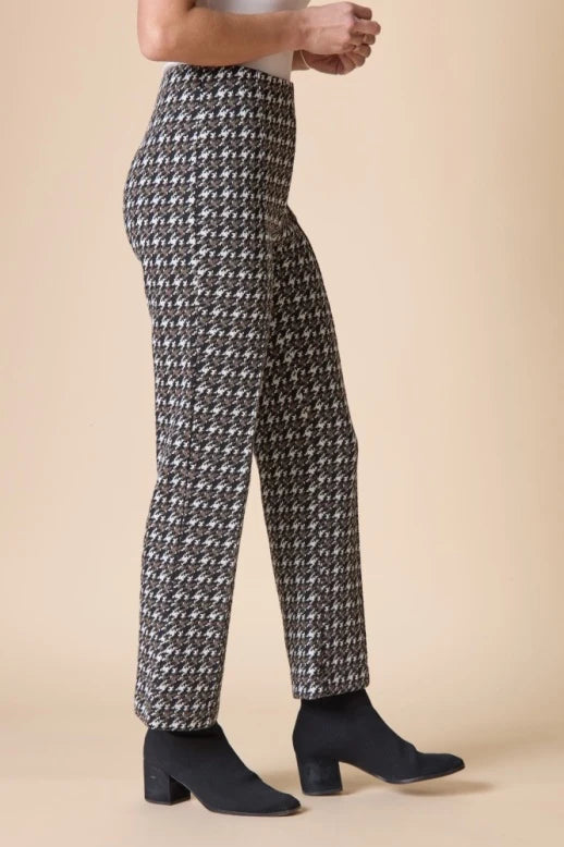 Luxe Ponte Print Kickflare Pant
