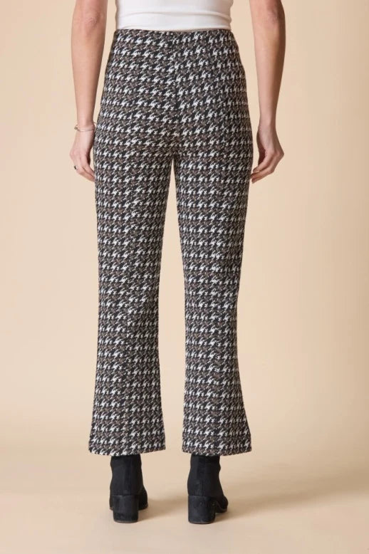 Luxe Ponte Print Kickflare Pant