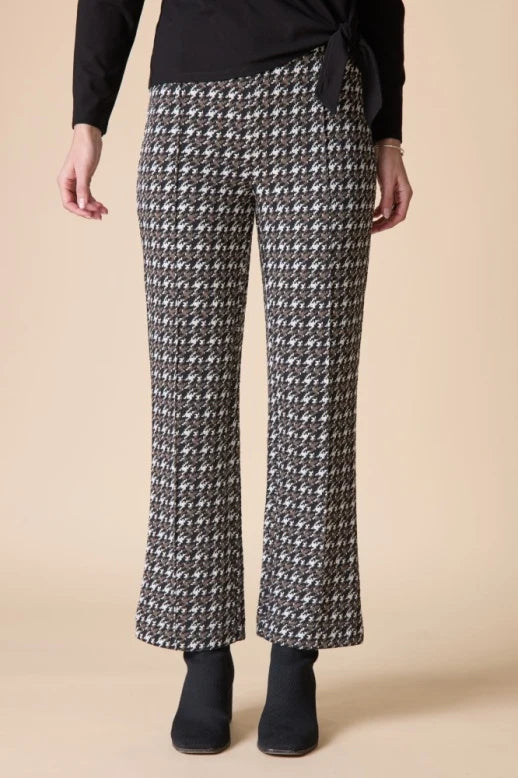 Luxe Ponte Print Kickflare Pant