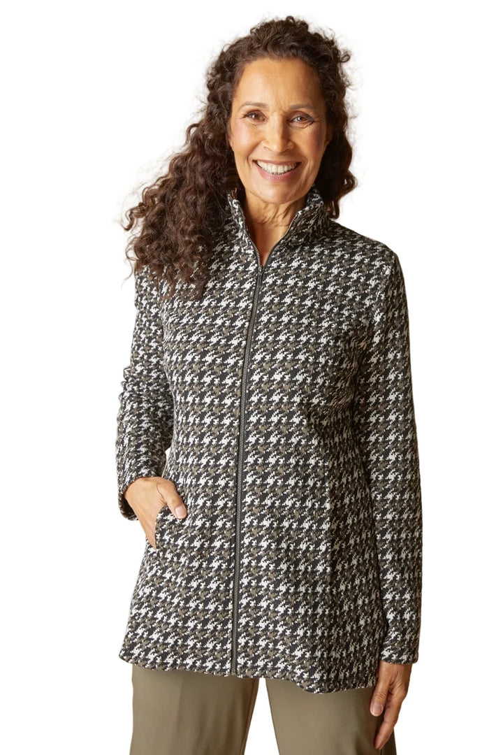 Luxe Ponte Print Soho Jacket