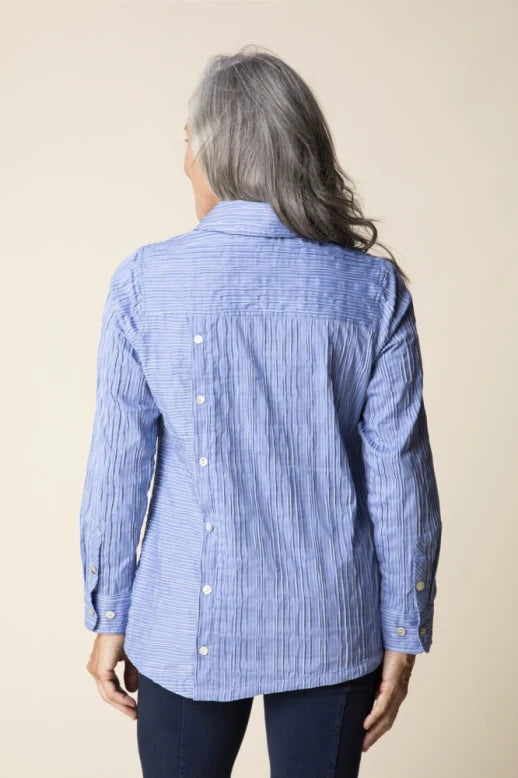 Santorini Stripe Selene Shirt
