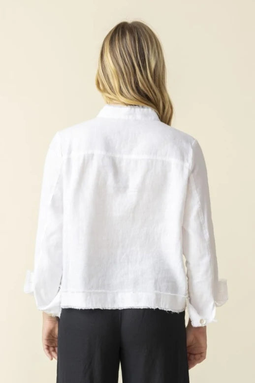 Linen Solid Summer Breeze Jacket