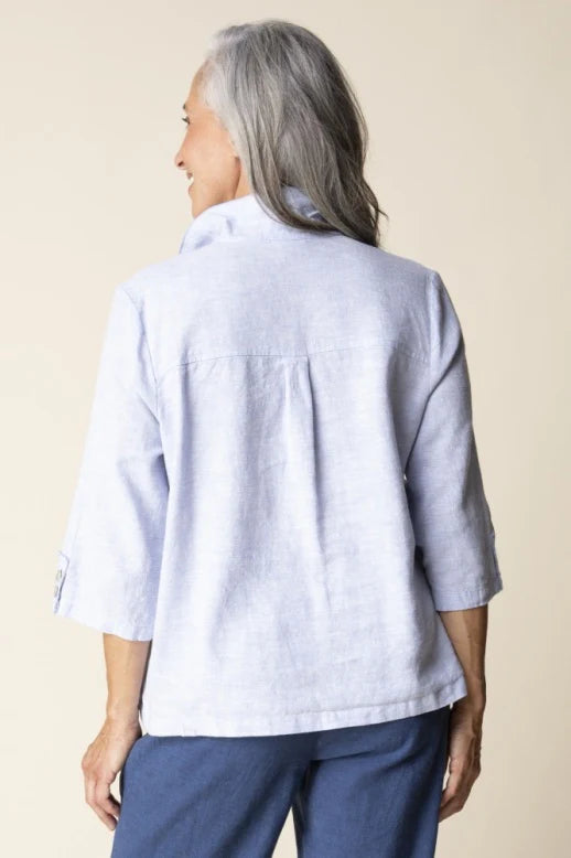 Linen Solid Camp Shirt
