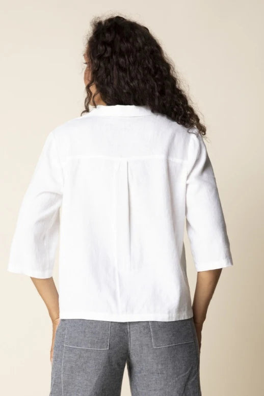 Linen Solid Camp Shirt
