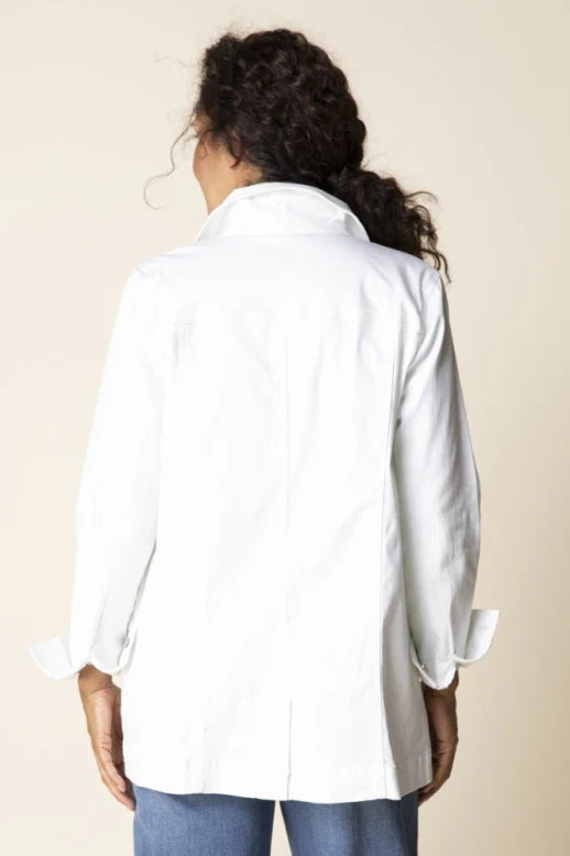 Stretch Denim Boyfriend Jacket