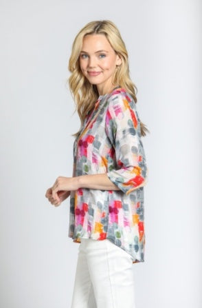 Multi Meaning V Blouse with Tassel