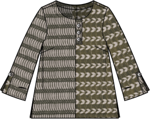 Mixed Batiks Mixed Print Pullover