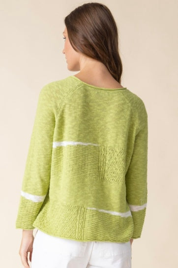 Spring Speckle Boatneck Pullover