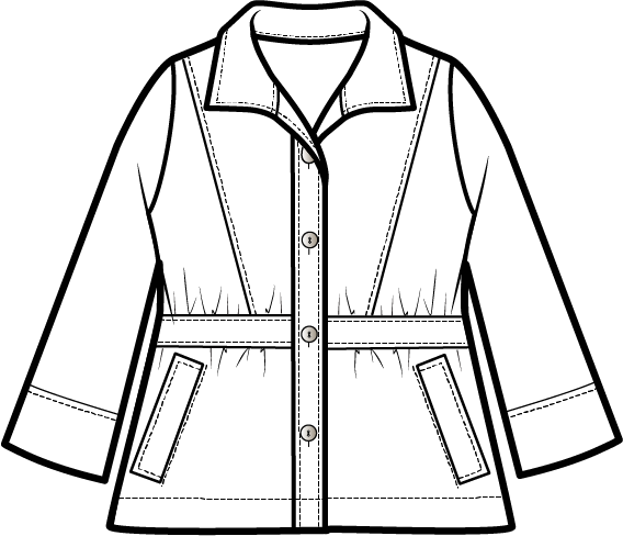 Olivia's Flax Solid Crossroads Jacket