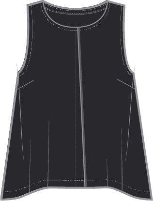 Olivia's Flax Solid Tank