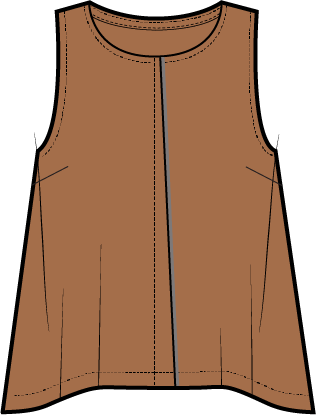 Olivia's Flax Solid Tank