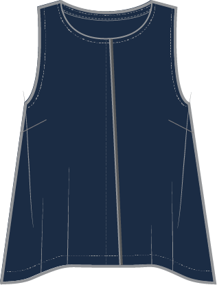 Olivia's Flax Solid Tank