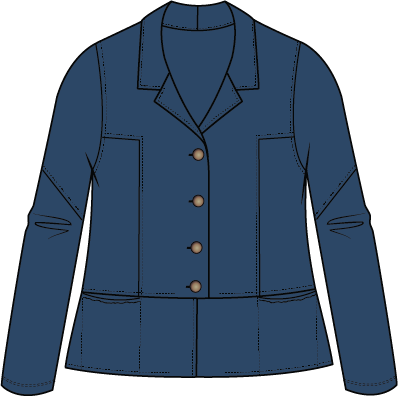 Stonewash Cotton Knits Jean Jacket