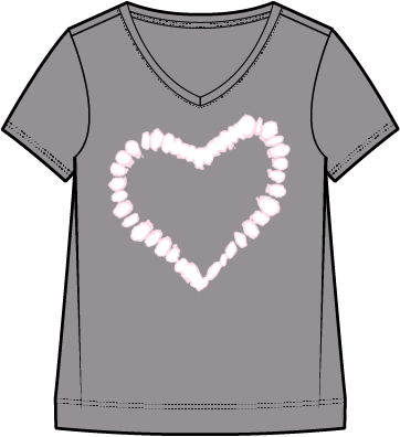 Destination Heart V-Neck Tee