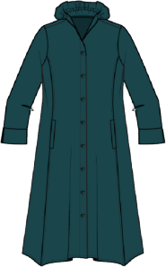 Express Solid Artist Dress/Duster