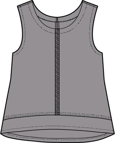 Lake Linen Getaway Tank