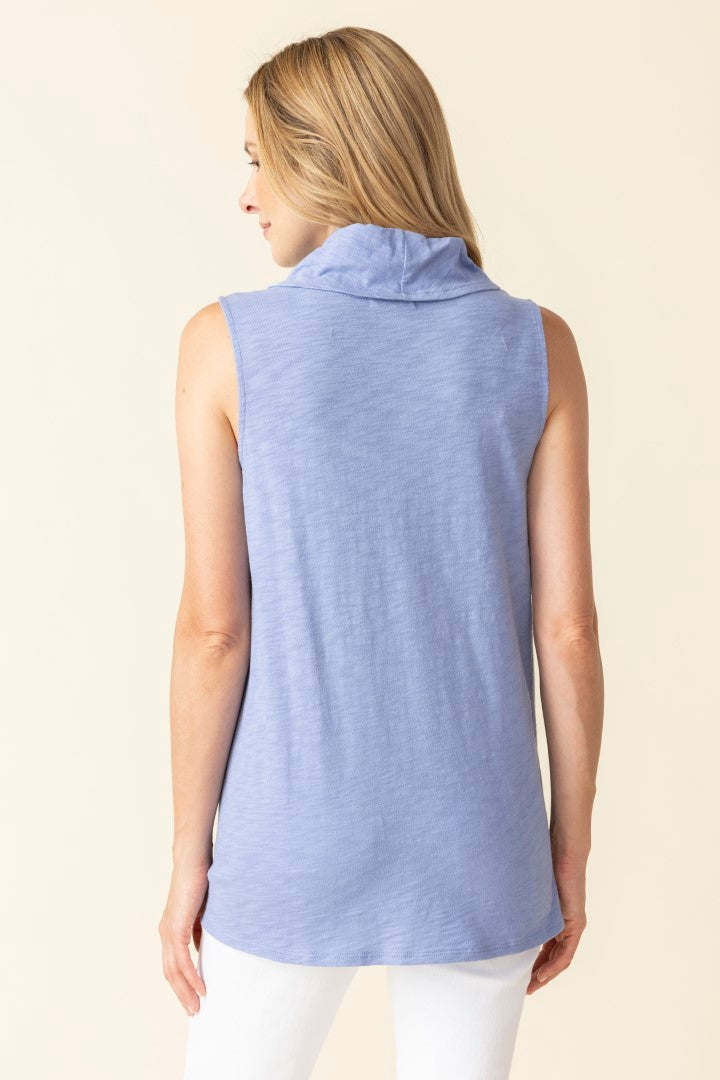 Cotton Pebble Sleeveless Cowl