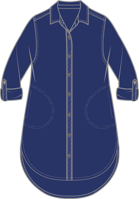 Lake Linen Getaway Shirt Dress