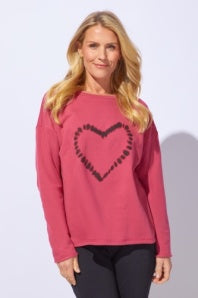 Destination Fleece Heart Pullover