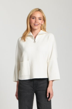 Winter White Easy Pullover