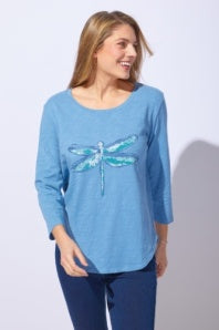 Destination Dragonfly Hi Lo Tee