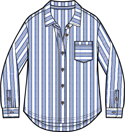 Seaport Stripe Marina Shirt